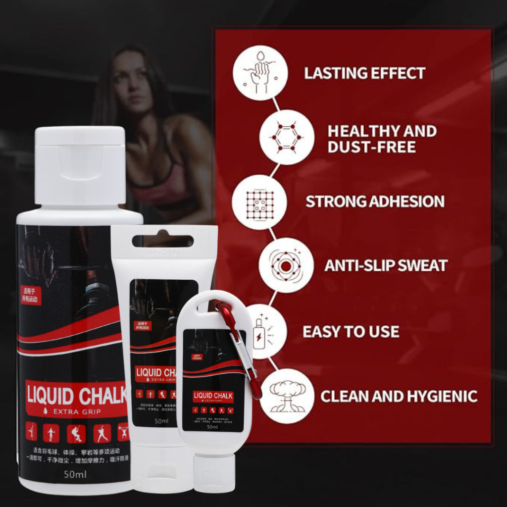 Liquid Chalk, Sports Chalk, Hand Grip Chalk,Weightlifting Chalk,Gym Chalk,Work Out Chalk for Cross Training, P