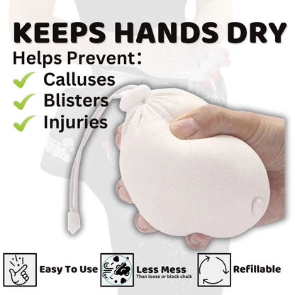 chalk keep hands dry