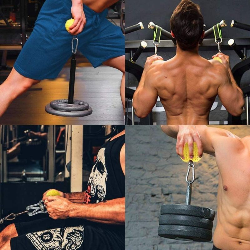 Climbing pull up power ball hold grip