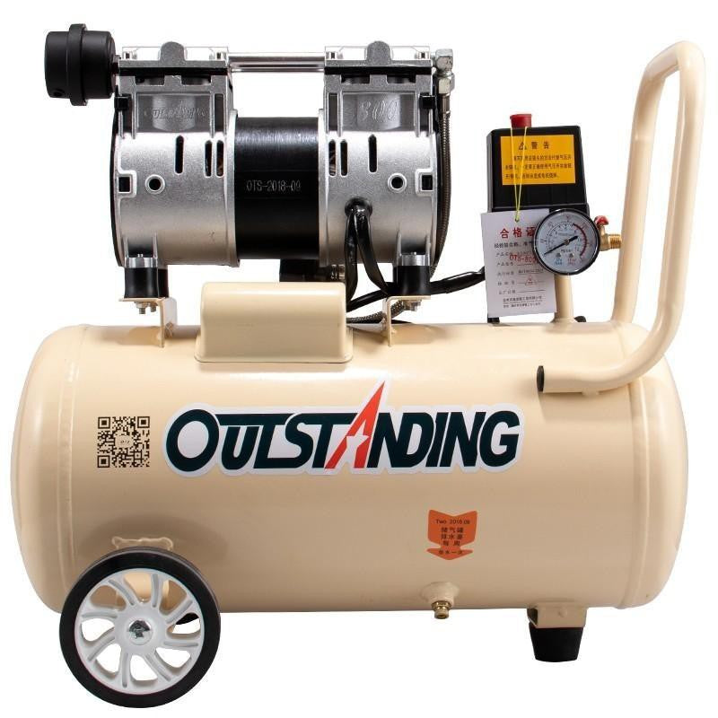 Portable quiet oil free air compressor 550W 8 Litres Air Pump