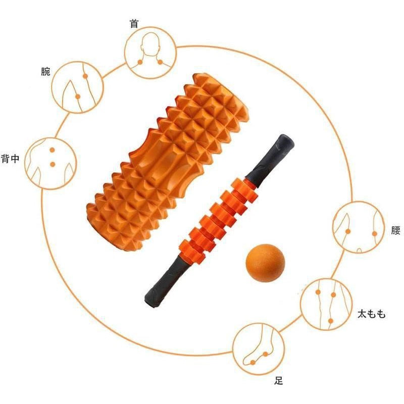 Esei 3 in 1 Foam Roller Set