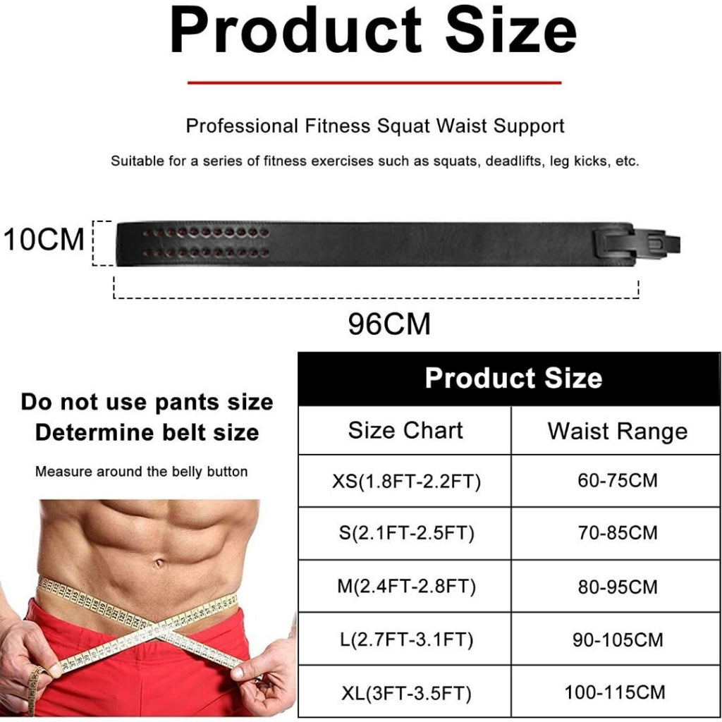 GOGS Lever Weight Lifting 13mm Leather Belt/S