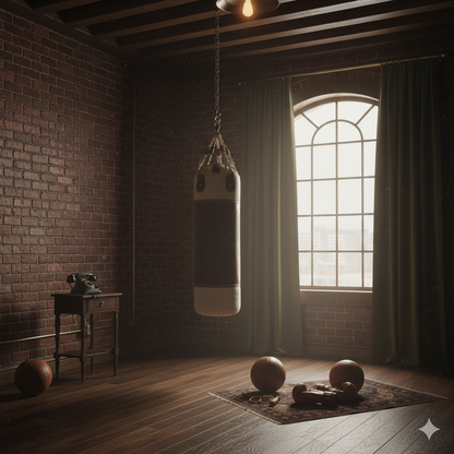 MMB Tavros Series Retro Punching Bag Hemp Rope Microfiber Skin