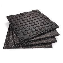 Rubber gym mats High Density EPDM Rubber Tile Mat With Connector 20mm/50mm Thickness Crossfit Gym Flooring