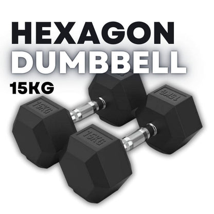 Hexagon hex Dumbbell 15kg kipfit