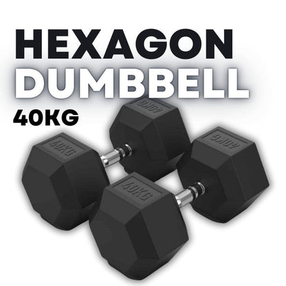 Hexagon hex Dumbbell 40kg kipfit
