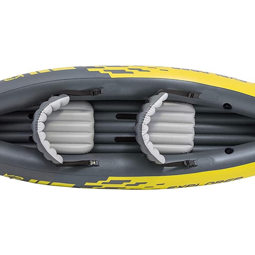 Intex Explorer K2 Kayak, 2-Person Inflatable Kayak Set Canoe Boat