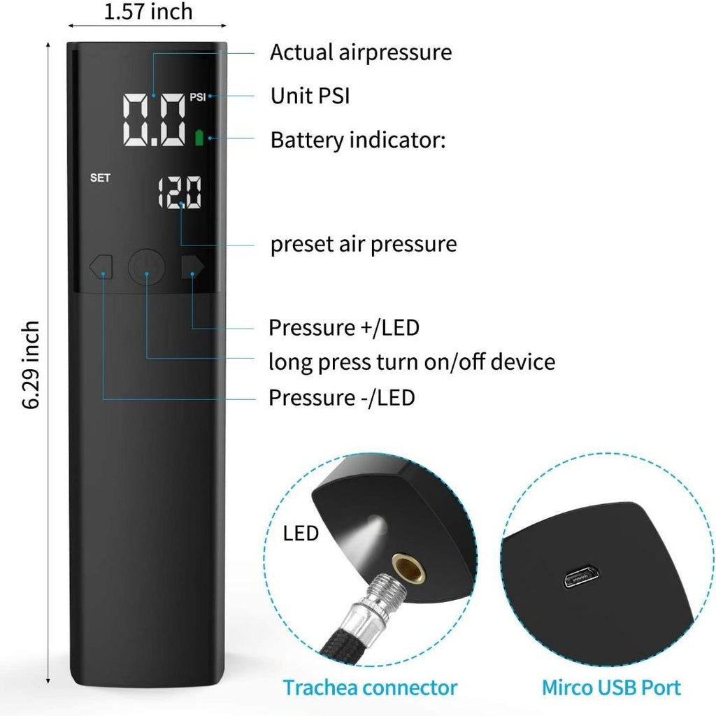 LCD Electric Ball Air Pump