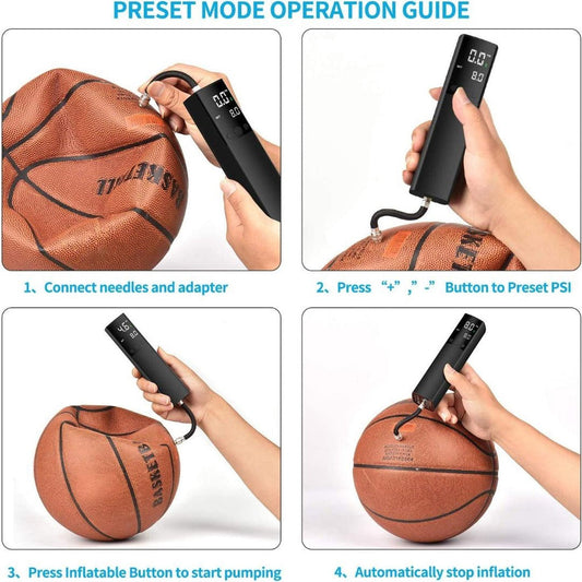 LCD Electric Ball Air Pump