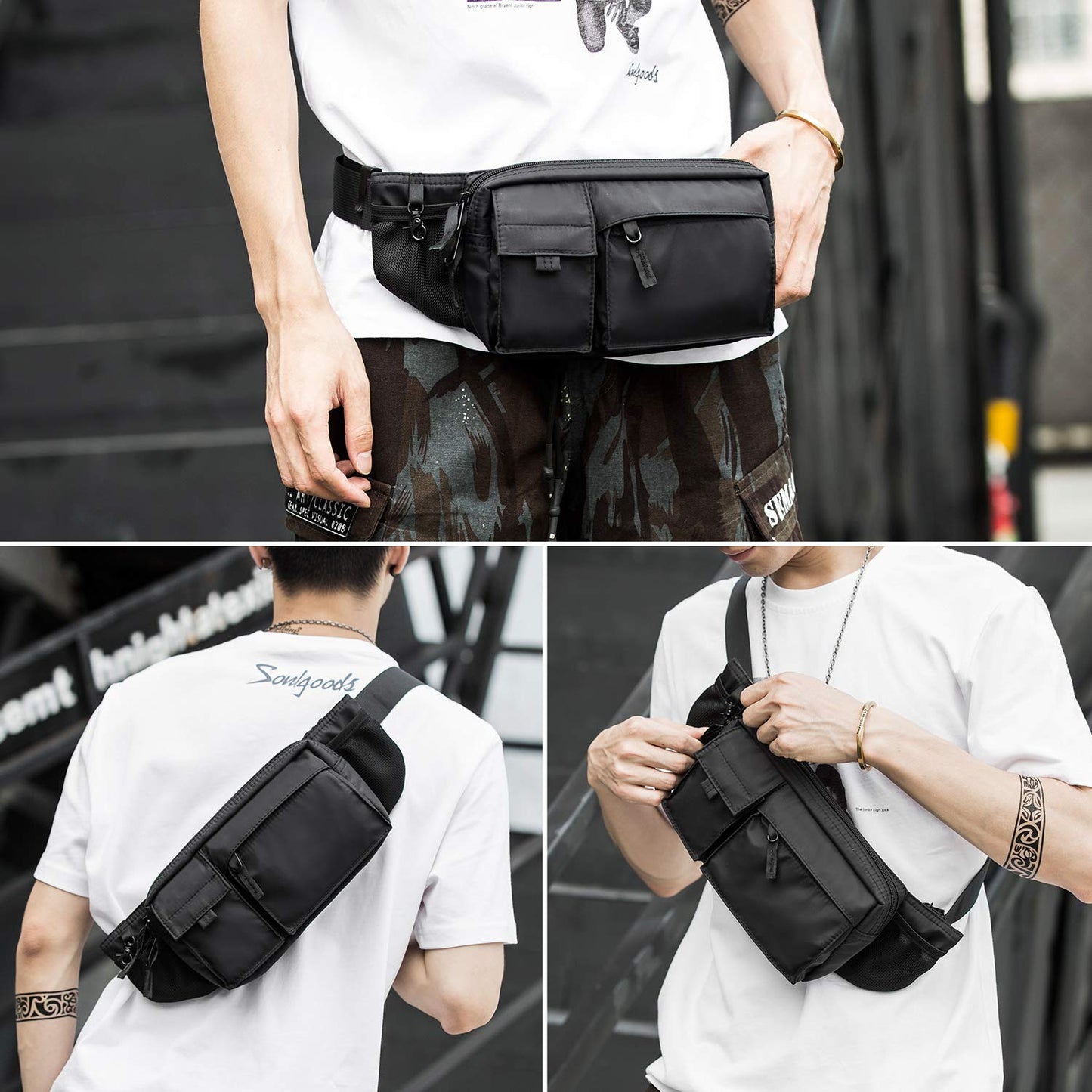Large Crossbody Waist Pouch