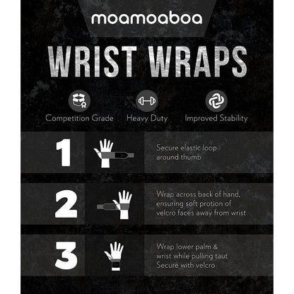 MMB Karpo 45cm Weightlifting Wrist Wraps