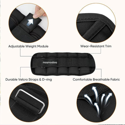 MMB Stralo Adjustable Ankle Weight Straps 2.5kg