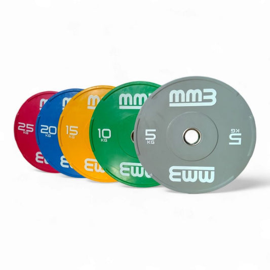MMB Toxo Coloured Bumper Weight Plates One Pair