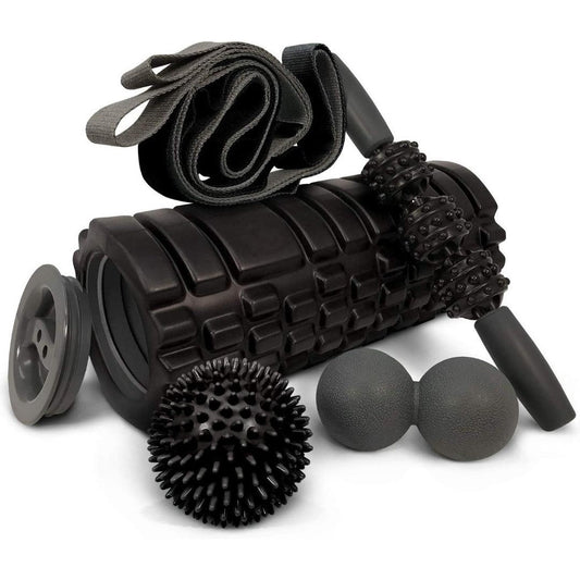 Penlin 5 in 1 Foam Roller Set Black