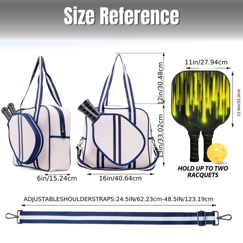 Pickleball Bag, Pickleball Bags for Women, Badminton Bag, pickleball tote, pickleball gift idea, padel bag, Pickle ball bag, tennis bag