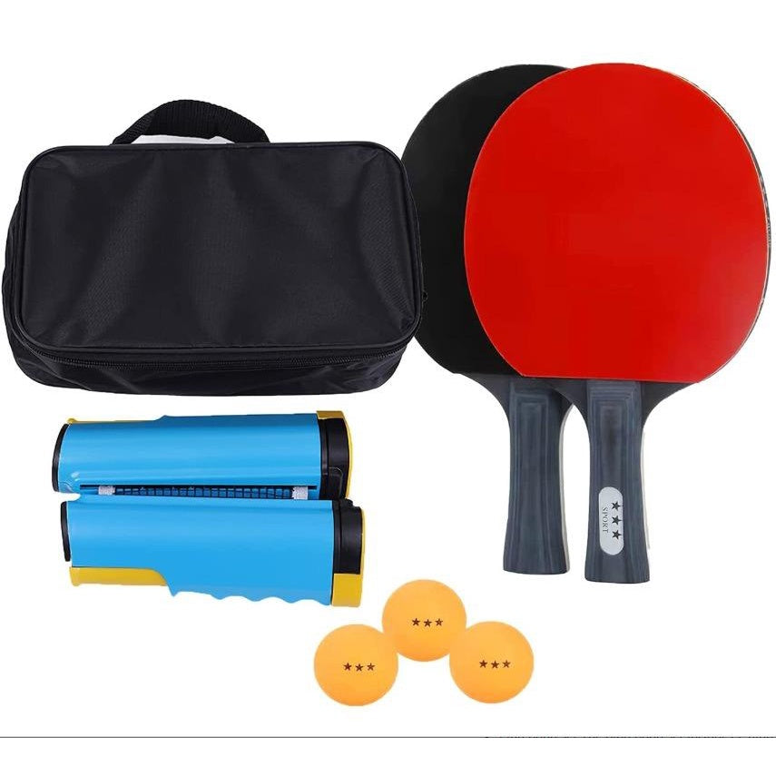 Portable Ping Pong Paddle Set