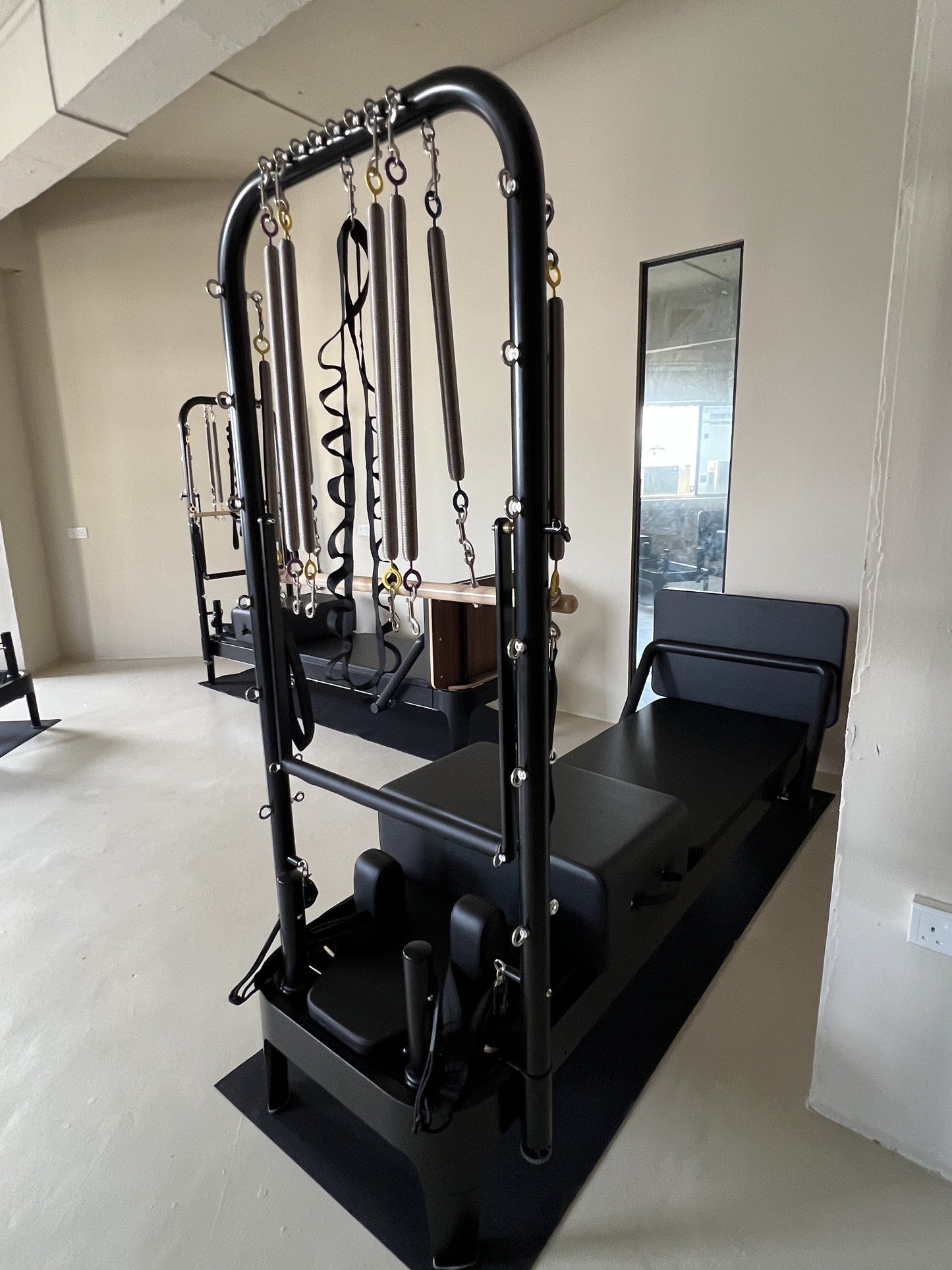 Tula Ropia Reformer: Seamless Design & Smooth Carriage. Fully Retractable Rope System. Perfect for All Pilates Levels Reformer With Tower Ladder Barrel