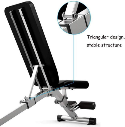 Simi Multi-Functional Foldable Adjustable Power Dumbbell Gym Bench