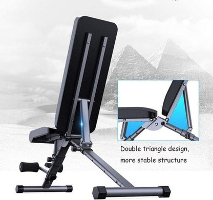 Simi Multi-Functional Foldable Adjustable Power Dumbbell Gym Bench