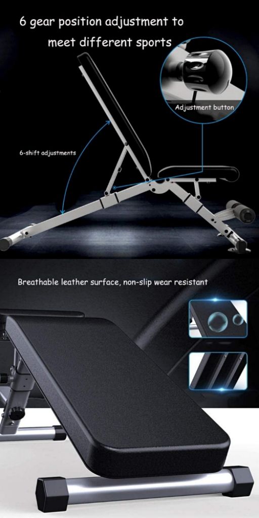 Simi Multi-Functional Foldable Adjustable Power Dumbbell Gym Bench