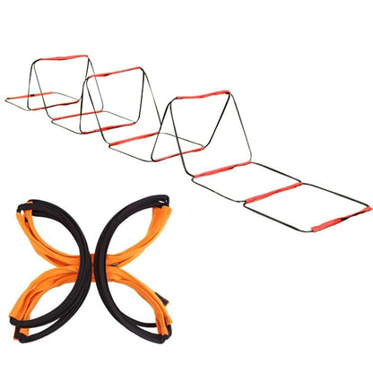 Strofi Agility Ladder, Agility Training Equipment, Soccer Speed Ladder, Football Footwork Ladder, Workout Ladder for Kid Adult, Foldable Instant Set-up