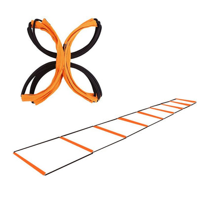 Strofi Agility Ladder, Agility Training Equipment, Soccer Speed Ladder, Football Footwork Ladder, Workout Ladder for Kid Adult, Foldable Instant Set-up