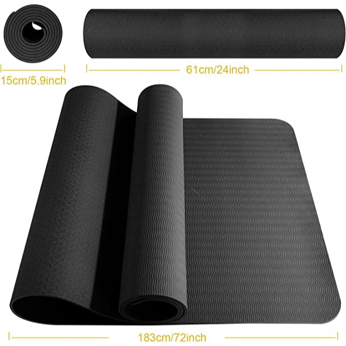 Tpe Yoga Mat Navy