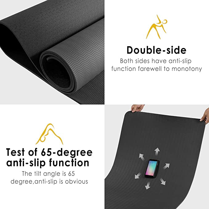 Tpe Yoga Mat Navy