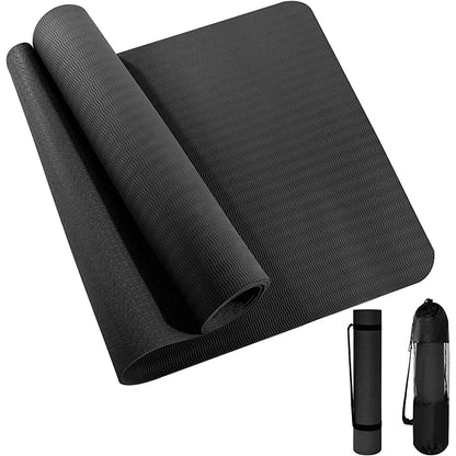 Tpe Yoga Mat Black
