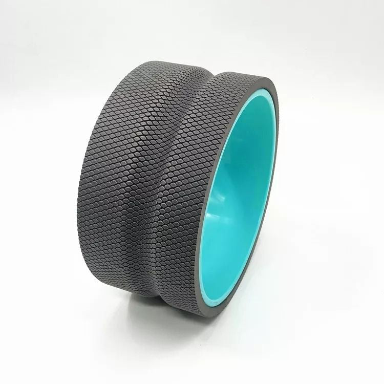 Tula Wheel Foam Roller - Targeted Muscle Roller for Deep Tissue Massage, Back Stretcher with Foam Padding