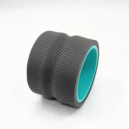 Tula Wheel Foam Roller - Targeted Muscle Roller for Deep Tissue Massage, Back Stretcher with Foam Padding
