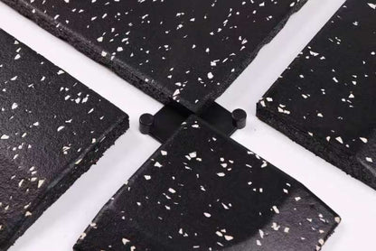 Rubber gym mats High Density EPDM Rubber Tile Mat With Connector 20mm/50mm Thickness Crossfit Gym Flooring