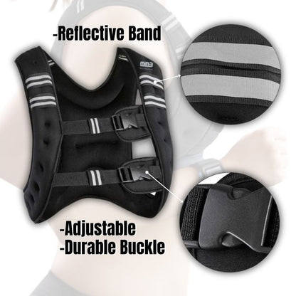 MMB Gileko Weighted Vest Workout Body Weight Vest
