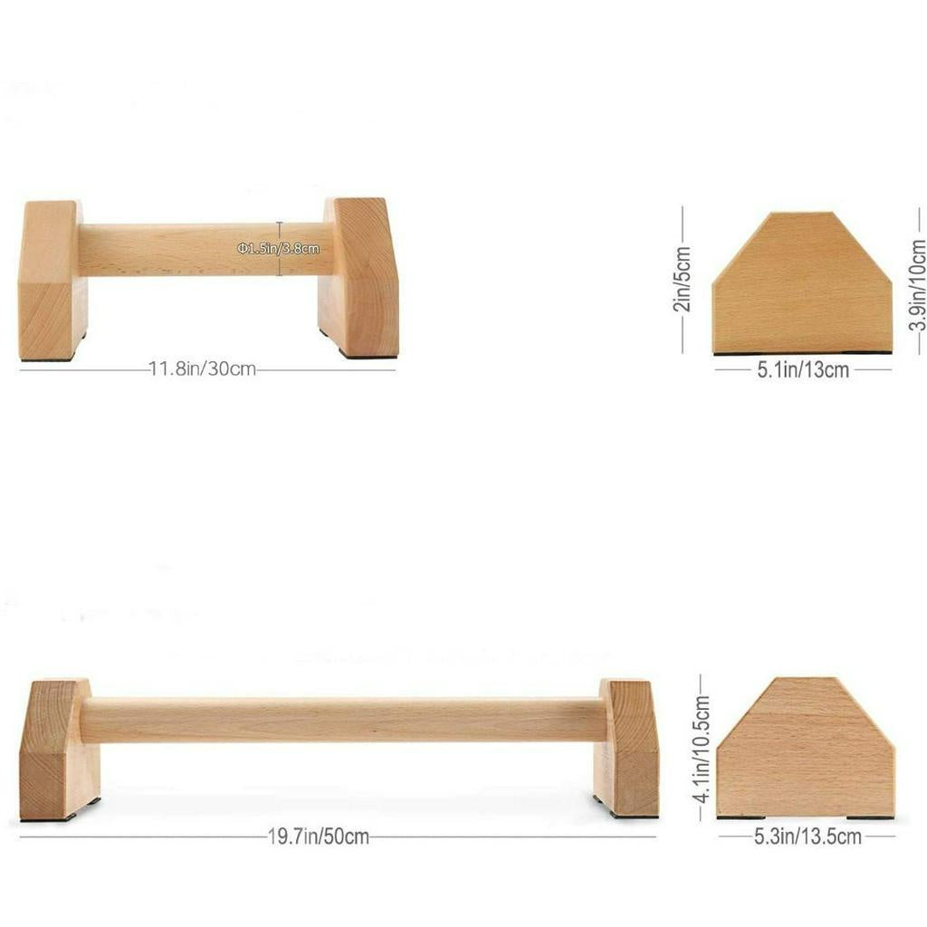 Wood Parallettes 30cm