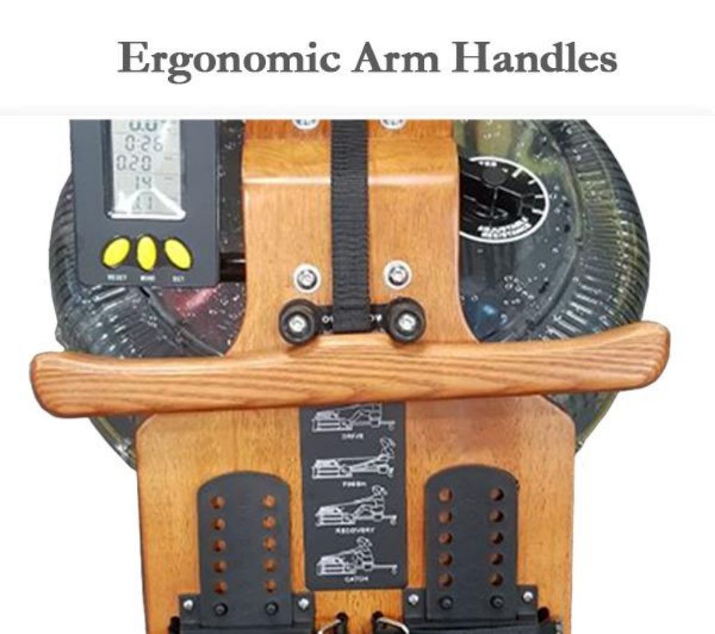 Wooden Water Rower Mahogany