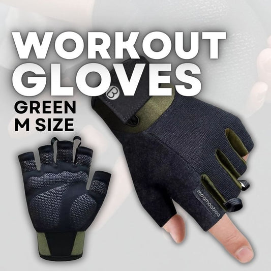 Workout Gloves Green M Size Kipfit