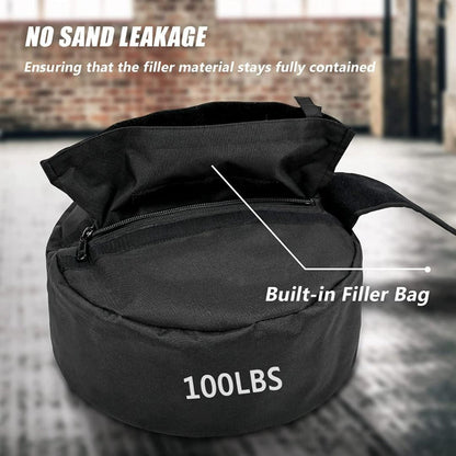 Training Sandbag, Heavy Duty Workout Sandbags Fitness Weights Sand Bags for Training, Exercise, Fitness, Cross, Military Conditioning, Strength Training