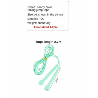 Speed Skipping Rope PVC Fitness Weight Loss Portable Jump Unisex Children Adult Fitness Crossfit Boxing Jumping Rope
