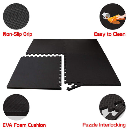 10mm/20mm/25mm EVA mat Exercise Mat with EVA Foam Interlocking Tiles for Exercise, MMA, Home Puzzle Mat