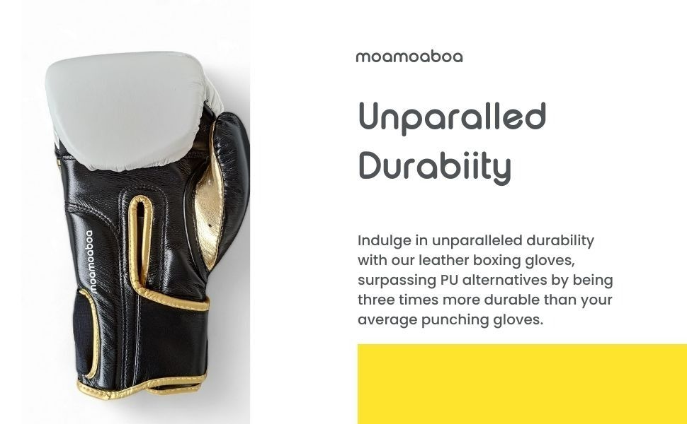 MMB Vonas Gold Leather Boxing Gloves Twin Straps