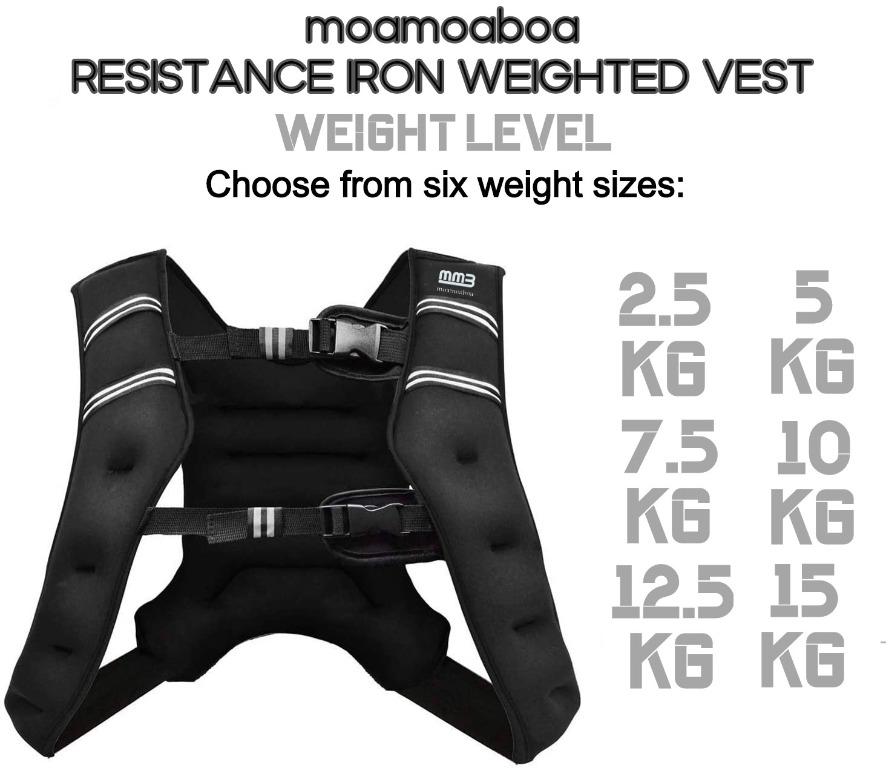 MMB Gileko Weighted Vest Workout Body Weight Vest