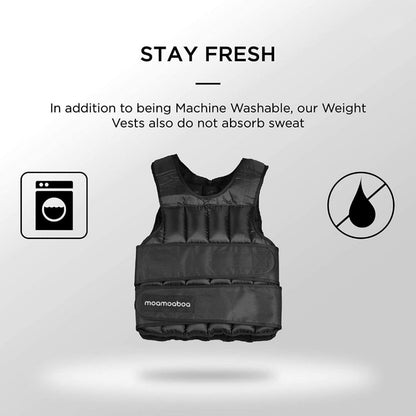 Moamoaboa Weight Vest - 20kg, Adjustable Weighted Vest Weight Loss Running Gym Training