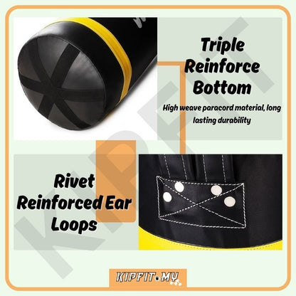 MMB Punching Heavy Bag – Boxing Sandbag Punching Bag Perfect for MMA, Taekwondo & Combat Sports拳击沙包袋