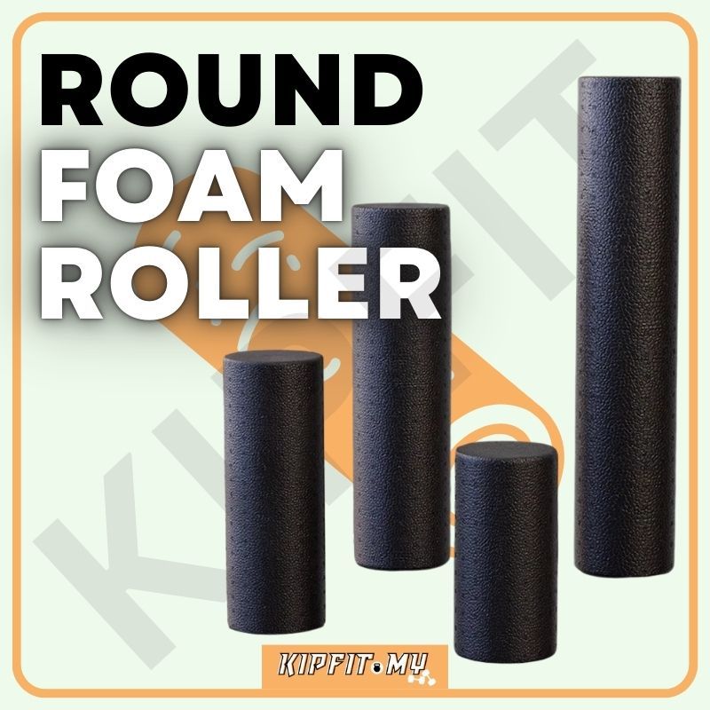 High-Density Round Foam Roller – EPP Hard Yoga Roll for Muscle Relief 泡沫轴 瑜伽柱