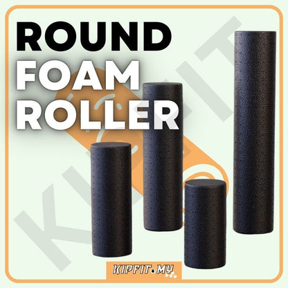 High-Density Round Foam Roller – EPP Hard Yoga Roll for Muscle Relief 泡沫轴 瑜伽柱