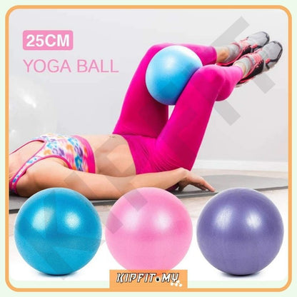 25cm Pilates Yoga Ball – Anti-Burst Non-Slip PVC Fitness Core Balance & Massage Exercise Ball 小瑜伽球