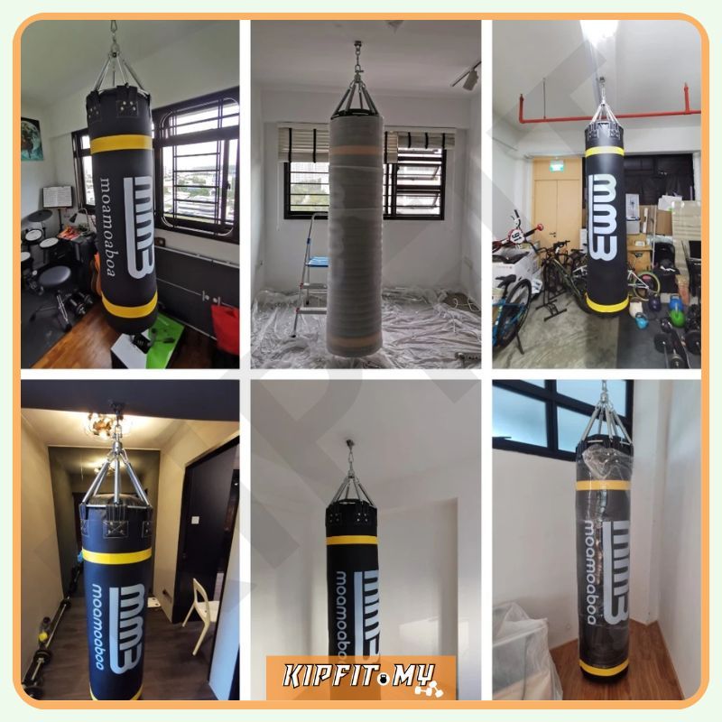 MMB Punching Heavy Bag – Boxing Sandbag Punching Bag Perfect for MMA, Taekwondo & Combat Sports拳击沙包袋