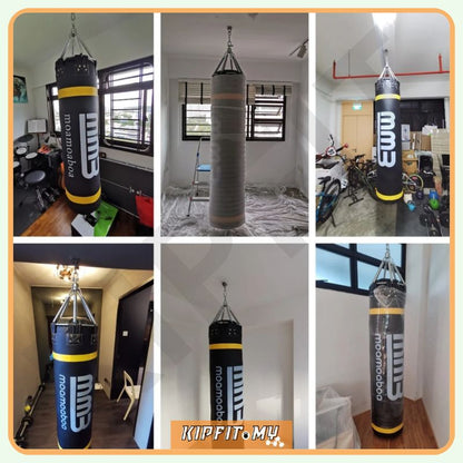 MMB Punching Heavy Bag – Boxing Sandbag Punching Bag Perfect for MMA, Taekwondo & Combat Sports拳击沙包袋