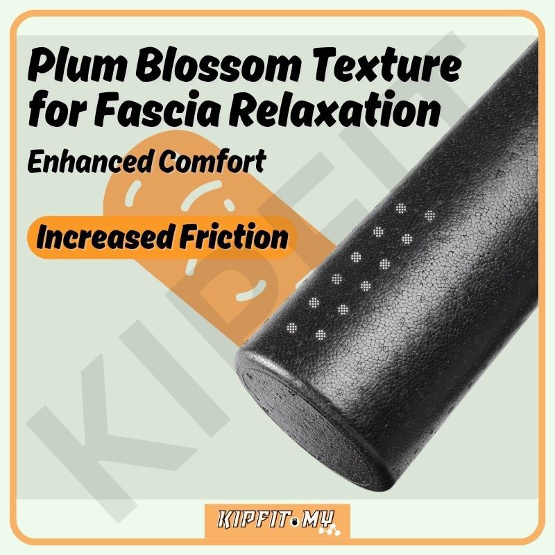 High-Density Round Foam Roller – EPP Hard Yoga Roll for Muscle Relief 泡沫轴 瑜伽柱