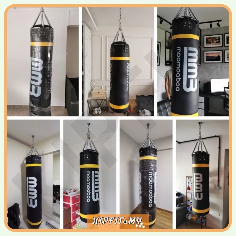 MMB Punching Heavy Bag – Boxing Sandbag Punching Bag Perfect for MMA, Taekwondo & Combat Sports拳击沙包袋